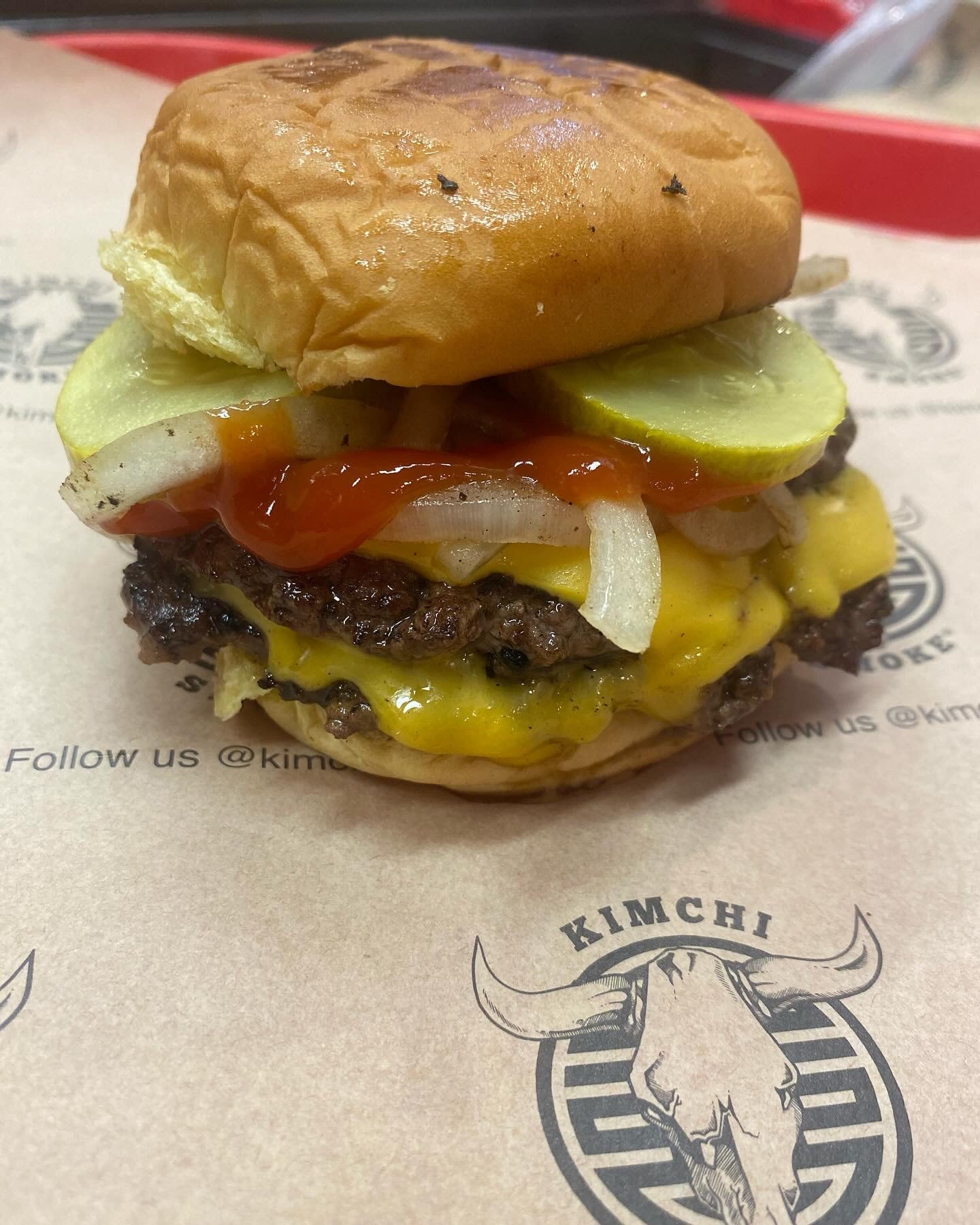 Double Cho Smash Burger Austin Cho Kitchen